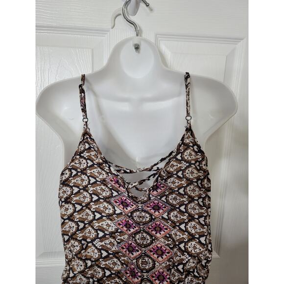 Y2K Angie Sleeveless Summer Romper Size LARGE - Picture 5 of 8